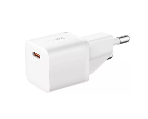 Мережевий зарядний пристрій Baseus GaN5 Fast Charger(mini) 1C 20W EU White (CCGN050102)