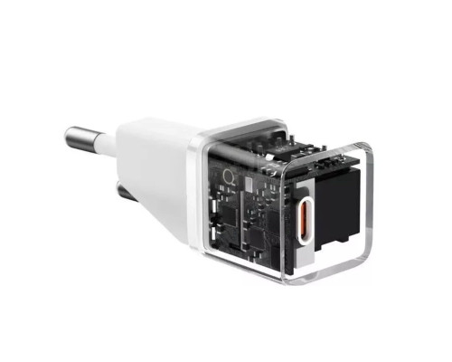 Мережевий зарядний пристрій Baseus GaN5 Fast Charger(mini) 1C 20W EU White (CCGN050102)