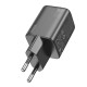 Мережевий зарядний пристрій HOCO N41 Almighty PD20W+QC3.0 charger Black (6942007617024)