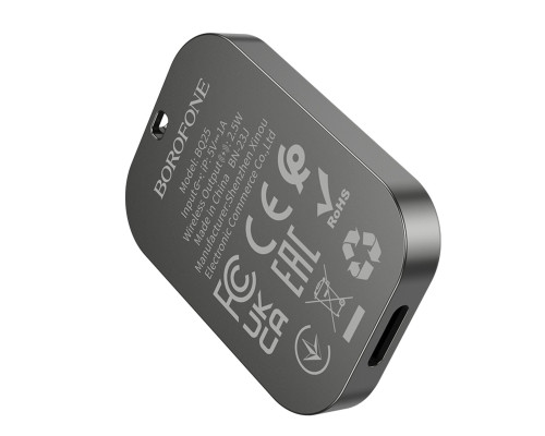 Бездротовий зарядний пристрій BOROFONE BQ25 iWatch wireless charger Metal Gray (6941991109126)