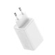 Мережевий зарядний пристрій Baseus GaN6 Pro Fast Charger 2C+2U 65W EU Moon White((With:Mini White Cable Type-C to Type-C 100W(20V/5A) 1m White） (P10162701213-00)