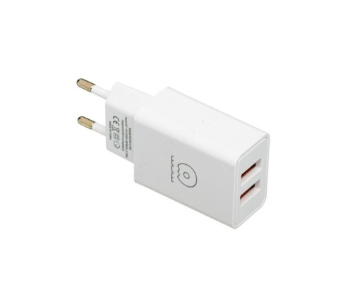 Зарядний пристрій WUW-C155 2USB 3.1A white (WUW-C155)