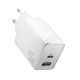 Зарядний пристрій ESSAGER ECT45W Gan 1USB 1T-C 45W white (ECT45W-LJB02-Z)