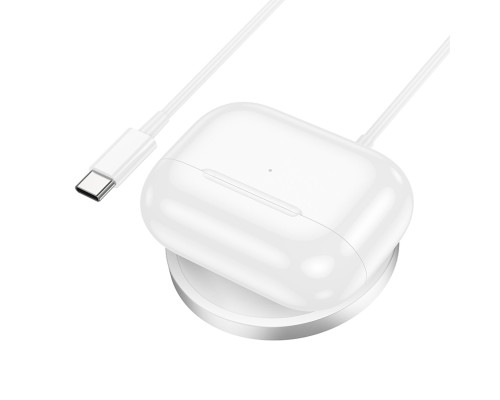 Бездротовий зарядний пристрій BOROFONE BQ32 Original series magnetic wireless fast charger White (6941991113277 )