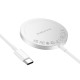 Бездротовий зарядний пристрій BOROFONE BQ32 Original series magnetic wireless fast charger White (6941991113277 )