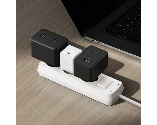Мережевий зарядний пристрій Baseus Palm Fast Charger 1C 20W EU Moon White (P10111602213-00)