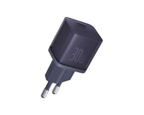 Мережевий зарядний пристрій Baseus GaN5 Fast Charger(mini) 1C 30W EU Purple (CCGN070705)