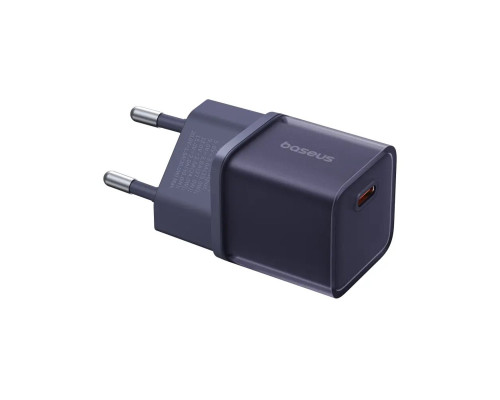 Мережевий зарядний пристрій Baseus GaN5 Fast Charger(mini) 1C 30W EU Purple (CCGN070705)