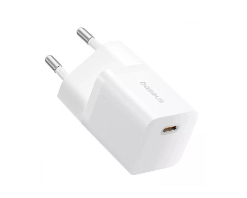 Мережевий зарядний пристрій Baseus GaN5 Fast Charger (mini) 1C 25W EU Moon White (P10110909213-00)