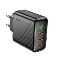 Мережевий зарядний пристрій HOCO CS27A Supply PD67W (3C1A) charger (EU) Black (6942007639835)