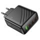 Мережевий зарядний пристрій HOCO CS27A Supply PD67W (3C1A) charger (EU) Black (6942007639835)
