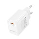 Мережевий зарядний пристрій BOROFONE BN26 Fuente single-port PD20W charger (EU) White (6941991120237)