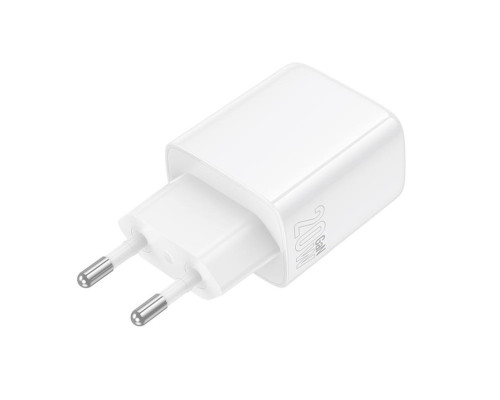 Мережевий зарядний пристрій BOROFONE BN26 Fuente single-port PD20W charger (EU) White (6941991120237)