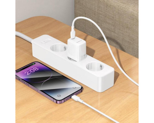 Мережевий зарядний пристрій BOROFONE BN26 Fuente single-port PD20W charger (EU) White (6941991120237)
