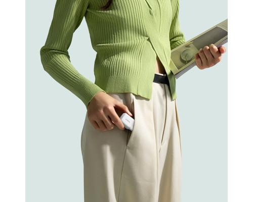 Мережевий зарядний пристрій Baseus GaN5 Fast Charger (mini) 1C 25W EU Moon White (with: Baseus Dynamic 3 Series Fast Charging Data Cable Type-C to Typ (P10110909213-01)