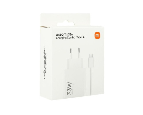 Мережевий зарядний пристрій Xiaomi Wall Charger 33W White Type-C Cable (BHR9956EU)
