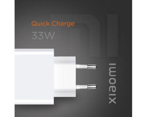 Мережевий зарядний пристрій Xiaomi Wall Charger 33W White Type-C Cable (BHR9956EU)
