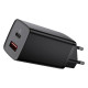 Мережевий зарядний пристрій Baseus GaN2 Lite Quick Charger C+U 65W EU Black (CCGAN2L-B01)