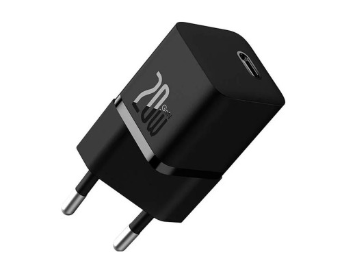 Мережевий зарядний пристрій Baseus GaN5 Fast Charger(mini) 1C 20W EU Black (CCGN050101)