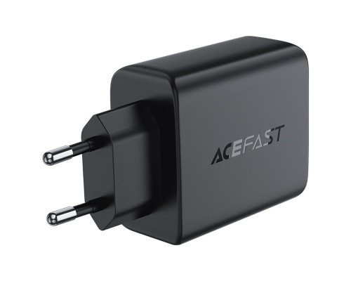 Мережевий зарядний пристрій ACEFAST A61 PD45W GaN (2*USB-C+2*USB-A) charger Black (6974316282754)