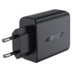 Мережевий зарядний пристрій ACEFAST A61 PD45W GaN (2*USB-C+2*USB-A) charger Black (6974316282754)