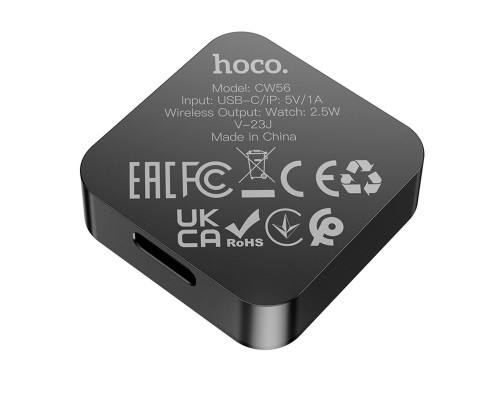 Бездротовий зарядний пристрій HOCO CW56 SAM smart watch wireless charger Black (6942007615709 )