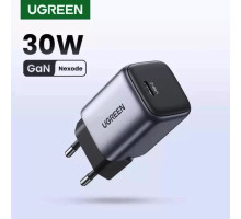 Зарядний пристрій UGREEN CD319 USB-C GaN Fast Charger 30W EU (Space Gray)(UGR-90666) (UGR-90666)