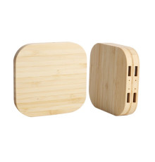 Бездротовий зарядний пристрій NN Q-8 15W wooden (NNQ8)