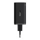 Мережевий зарядний пристрій Baseus GaN6 Pro Fast Charger 2C+2U 65W  EU Cluster Black((With:Mini White Cable Type-C to Type-C 100W(20V/5A) 1m Black） (P10162701113-00)