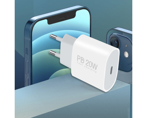 Зарядний пристрій WUW-C178 1Type-C PD20W white (WUW-C178)