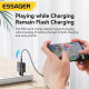 Зарядний пристрій ESSAGER ECT33W Gan 1USB 1T-C 33W black (ECT33W-LJB01-Z)