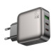Мережевий зарядний пристрій BOROFONE BAS56A Absolute PD45W(2C1A) charger(EU) Black (6941991116261)