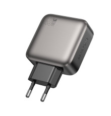 Мережевий зарядний пристрій BOROFONE BAS56A Absolute PD45W(2C1A) charger(EU) Black (6941991116261)