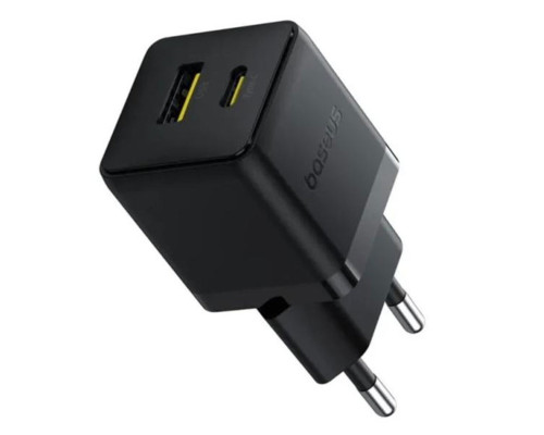 Мережевий зарядний пристрій Baseus Palm Fast Charger C+U 20W EU Cluster Black (P10111608113-00)