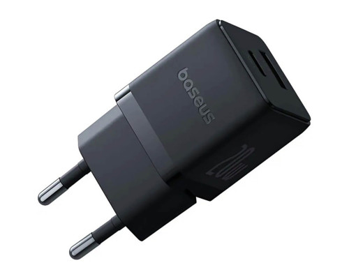 Мережевий зарядний пристрій Baseus Palm Fast Charger C+U 20W EU Cluster Black (P10111608113-00)