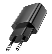 Мережевий зарядний пристрій BOROFONE BA52A Gamble single port charger Black (6931474737304)