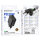 Мережевий зарядний пристрій BOROFONE BA97A Ilustre single-port PD30W charger with digital display (EU) Black (6941991120480)