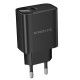 Мережевий зарядний пристрій BOROFONE BA97A Ilustre single-port PD30W charger with digital display (EU) Black (6941991120480)
