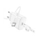 Мережевий зарядний пристрій BOROFONE BA81A single port PD20W charger set (Type-C to Type-C) (EU) White (6941991108204)