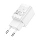 Мережевий зарядний пристрій HOCO C148A Charm single port PD30W charger (EU) White (6942007630306)