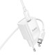 Мережевий зарядний пристрій HOCO C148A Charm single port PD30W charger set (C to C) (EU) White (6942007630320)