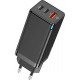 МЗП Baseus GaN3 Pro Fast Charger 2C+U 65W (Cable Type-C to Type-C 100W(20V/5A) 1m) Black (CCGP050101)