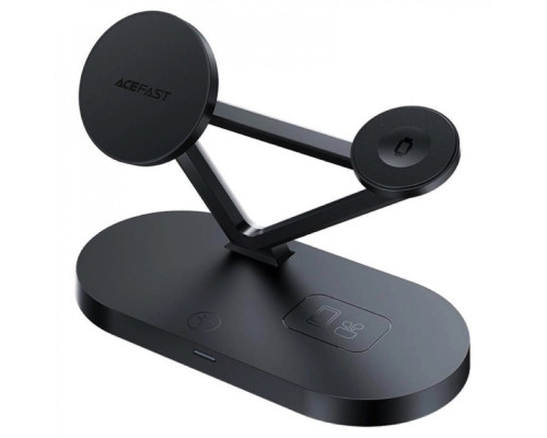 Бездротовий зарядний пристрій ACEFAST E9 desktop 3-in-1 wireless charging holder Black (AFE9)