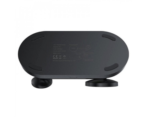 Бездротовий зарядний пристрій ACEFAST E9 desktop 3-in-1 wireless charging holder Black (AFE9)