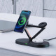 Бездротовий зарядний пристрій ACEFAST E9 desktop 3-in-1 wireless charging holder Black (AFE9)