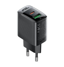 Мережевий зарядний пристрій ACEFAST A98 PD30W GaN (USB-C+USB-A) charger Black (6974316283263)