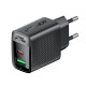 Мережевий зарядний пристрій ACEFAST A98 PD30W GaN (USB-C+USB-A) charger Black (6974316283263)