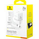 Мережевий зарядний пристрій Baseus Palm Fast Charger C+U 20W EU Moon White (P10111608213-00)