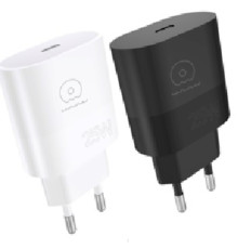 Мережевий зарядний пристрій WUW-C187 25W PD USB-C white (C187)