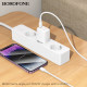 Мережевий зарядний пристрій BOROFONE BN28 Fuente single port PD30W charger (EU) White (6941991120299)